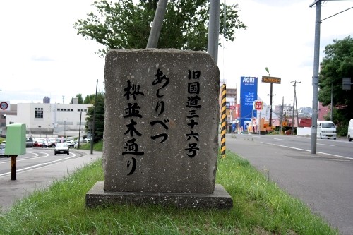 旧札幌本道(左) 北野一条一丁目 清田区 札幌市 北海道