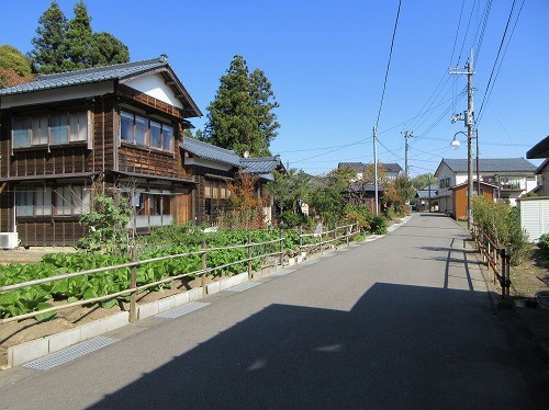 旧北国街道 岩室温泉 西蒲区 新潟市 新潟県