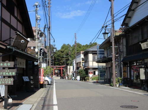 町並み 弥彦村弥彦 西蒲原郡 新潟県
