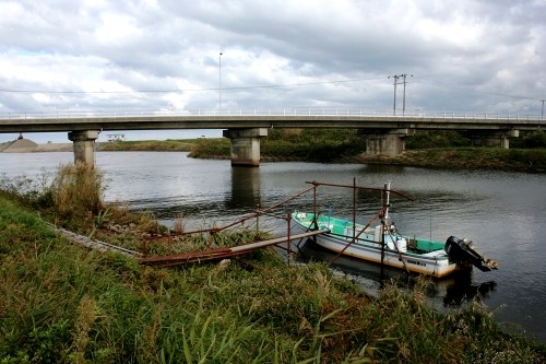 乙大日川渡し場跡付近 海老江 村上市 新潟県