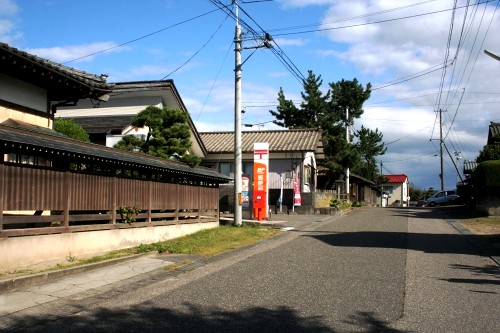 町並み 荒井浜 胎内市 新潟県