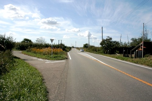 旧北国街道 村松浜 胎内市 新潟県