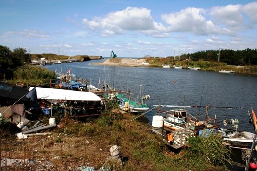 松塚漁港・落掘川 藤塚浜 新発田市 新潟県