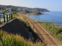 西鯨波海水浴場・信越本線 鯨波３丁目 柏崎市 新潟県