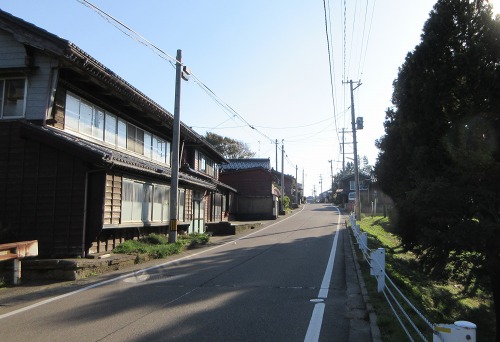 町並み 九戸浜 大潟区 上越市 新潟県