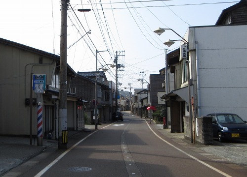 能生宿村田本陣跡付近 能生 糸魚川市 新潟県