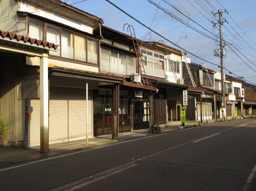 家並み 稲田3丁目 上越市 新潟県