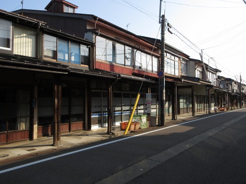 家並み 本町７丁目 上越市 新潟県