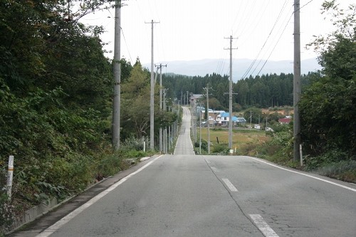 舟形街道（県道31号） 清水 大蔵村 最上郡 山形県