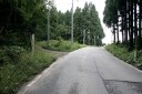 旧舟形街道入口 清水 大蔵村 最上郡 山形県