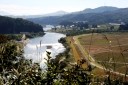 三吉山より最上川眺望 清水 大蔵村 最上郡 山形県