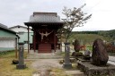 合海河岸と金刀比羅神宮 合海 大蔵村 最上郡 山形県