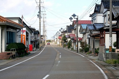 町並み 下川原 清川 東田川郡 山形県