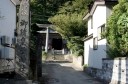 御諸皇子神社参道 花咲 清川 東田川郡 山形県