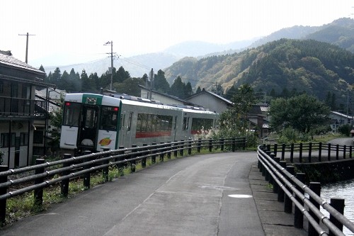 陸羽西線（奥の細道最上川ライン） 清川 立川町 東田川郡 山形県