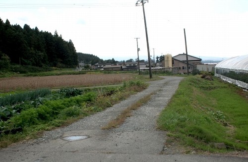 旧舟形街道 添津 庄内町 東田川郡 山形県