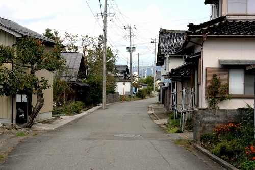 家並み 添津 庄内町 東田川郡 山形県