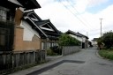 家並み 堰南 三ヶ沢 庄内町 東田川郡 山形県