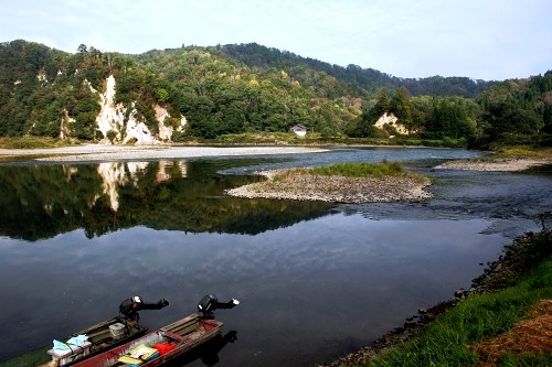 最上川 本合海 新庄市 山形県