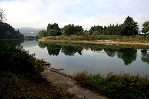 本合海の渡し跡 本合海 新庄市 山形県