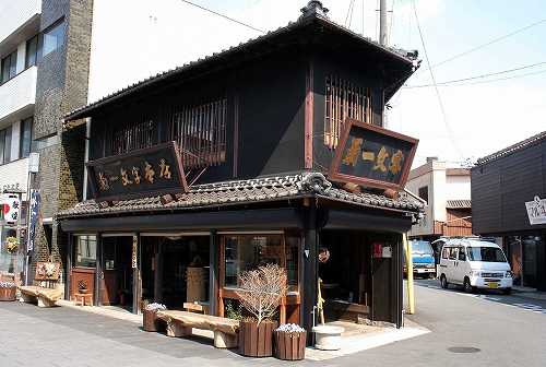 旧二見街道起点 本町 伊勢市 三重県