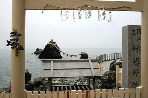 夫婦岩 二見町江 伊勢市 三重県