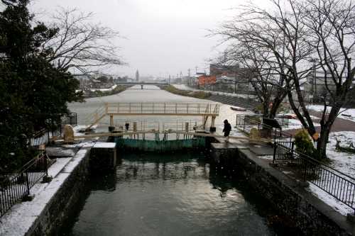 北北上運河 石井閘門 水押３丁目 石巻市