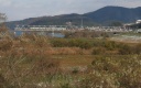 柳津大橋から気仙沼線鉄橋 柳津 津山町 登米市