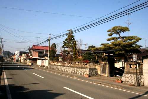 旧金沢宿 町並み 金沢 花泉町 一関市