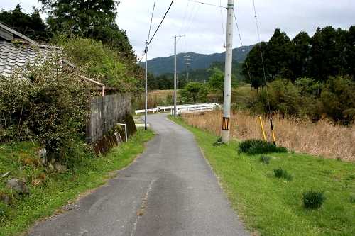 旧伊賀街道 元町 上阿波 伊賀市 三重県