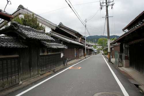 家並み 旧平松宿 上阿波 伊賀市 三重県