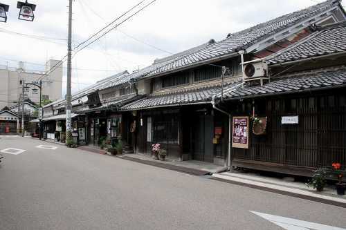 芭蕉街家並み 上野農人町 伊賀市 三重県