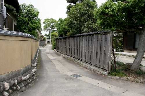 旧奈良道 嬉野川原木造町 松阪市 三重県