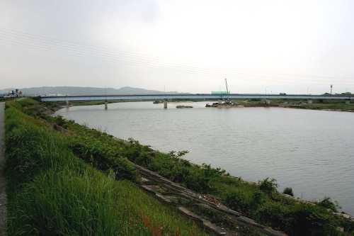 雲出川・渡し場跡 嬉野川原木造町 松阪市 三重県