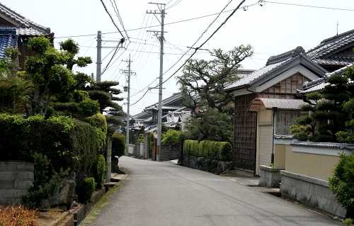 家並み 高野尾町 津市 三重県