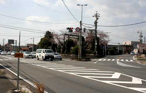 日永の追分（右東海道 左伊勢街道） 追分１/２丁目 四日市市 三重県