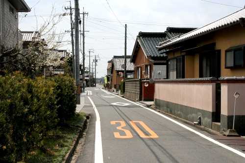 旧伊勢街道 高岡町 鈴鹿市 三重県