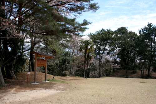 伊勢上野城本丸跡 河芸町上野 津市 三重県