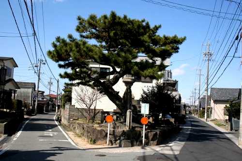 巡礼道追分 栗真町屋町 津市 三重県