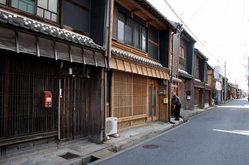 家並み 阿漕町津興 津市 三重県
