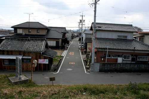 旧伊勢街道 小野江町 松阪市 三重県