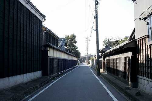 家並み 久米町 松阪市 三重県