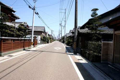 家並み 明和町竹川 多気郡 三重県