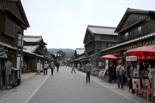 おはらい町通り 宇治中之切町 伊勢市 三重県