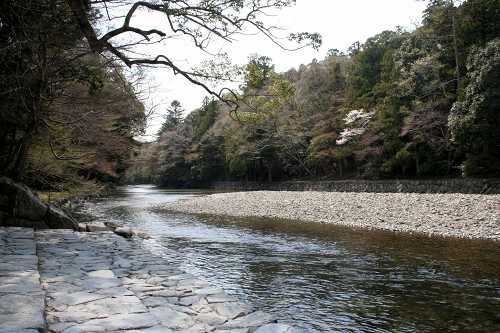 五十鈴川御手洗場 宇治今在家町 伊勢市 三重県