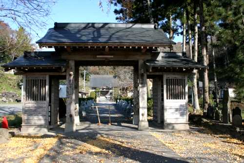 功岳寺 門前 小野 東松島市