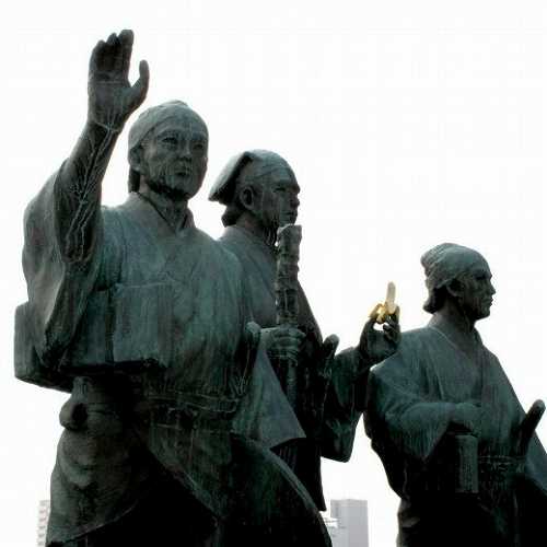 水戸黄門像 水戸駅前