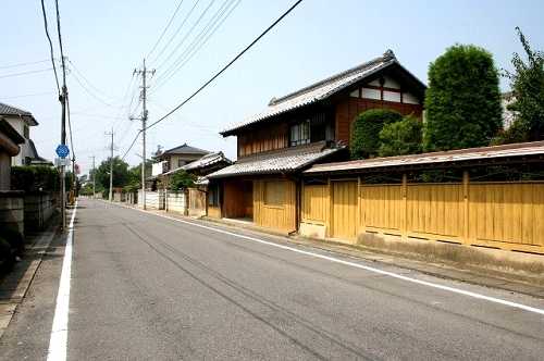 旧枝川宿町並み 枝川 ひたちなか市