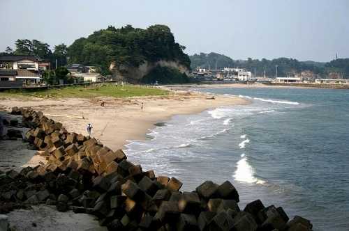 小木津－折笠－川尻海岸 川尻港遠景 日立市