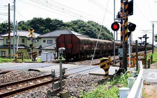 上野村県道踏切 関本町関本中 北茨城市